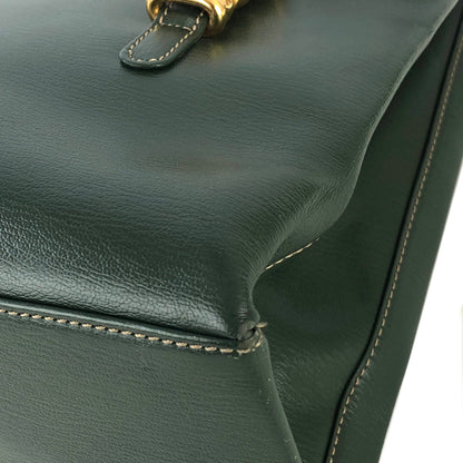 LOEWE Velazquez Totebag Shoulder bag Green Vintage Old nmvskx