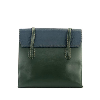LOEWE Velazquez Totebag Shoulder bag Green Vintage Old nmvskx