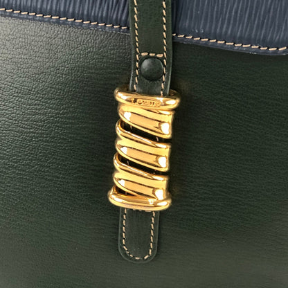 LOEWE Velazquez Totebag Shoulder bag Green Vintage Old nmvskx