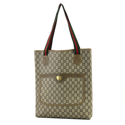 GUCCI sherry line GG plus handbag tote bag beige vintage old Gucci 2ngxke