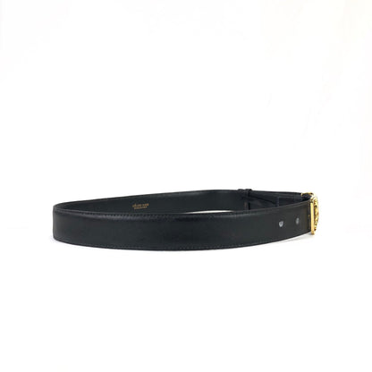 CELINE 馬車皮腰帶 黑色 復古舊款 Celine 2n745e