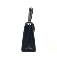Load image into Gallery viewer, Salvatore Ferragamo Gancini leather mini bag 2WAY Kelly shoulder bag black vintage old ihyerb
