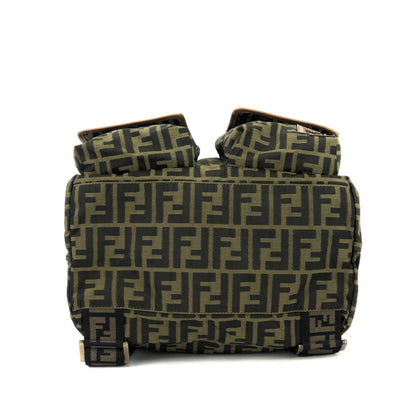 FENDI Zucca Jacquard Backpack Brown Vintage Old ganh2j