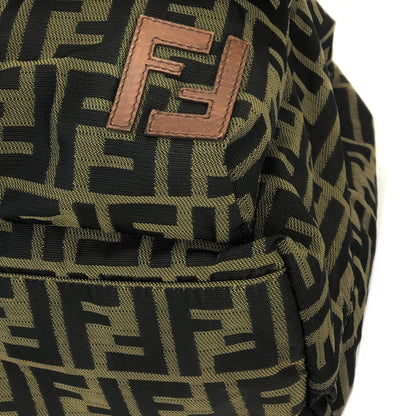 FENDI Zucca Jacquard Backpack Brown Vintage Old ganh2j