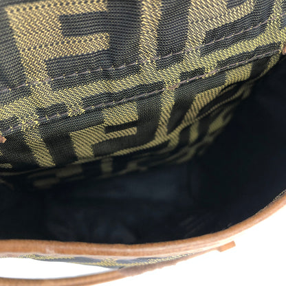 FENDI Zucca Jacquard Backpack Brown Vintage Old ganh2j