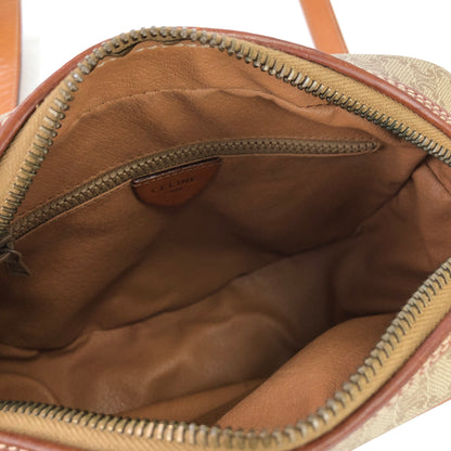 CELINE Macadam Crossbody Small Shoulder bag Beige Vintage Old CELINE 8icjt7