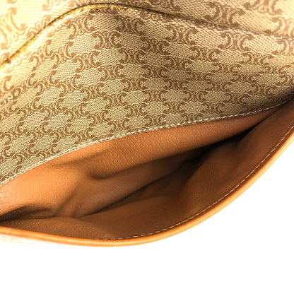 CELINE Macadam Crossbody Small Shoulder bag Beige Vintage Old CELINE 8icjt7
