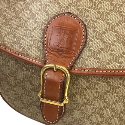 CELINE Macadam Crossbody Small Shoulder bag Beige Vintage Old CELINE 8icjt7