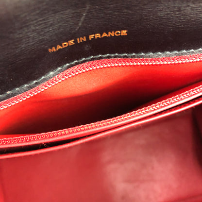 CELINE 扣環鏈條手提包 黑色 復古舊款 Celine 2u8rrk