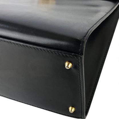 CELINE 扣環鏈條手提包 黑色 復古舊款 Celine 2u8rrk