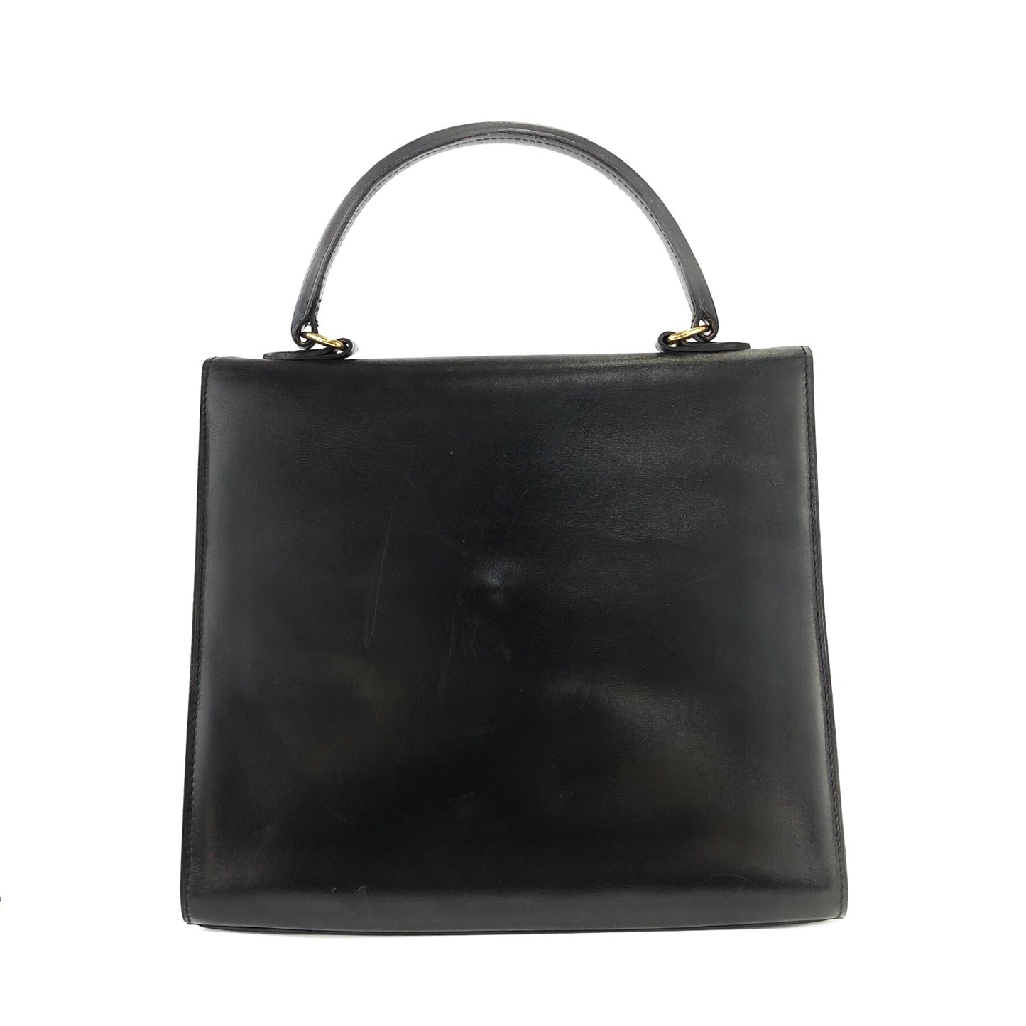 CELINE Toggle clasp Chain Handbag Black Vintage Old Celine 2u8rrk