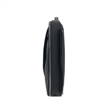 Load image into Gallery viewer, LOEWE  PVC×leather embossed suitcase trolley bag　black vintage old eb5cut

