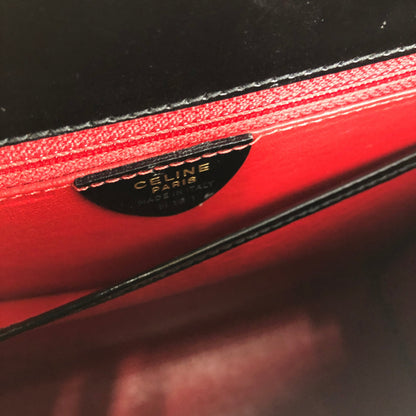 CELINE 鏈條扣手提包 黑色 復古 舊款 Celine t7rz5i