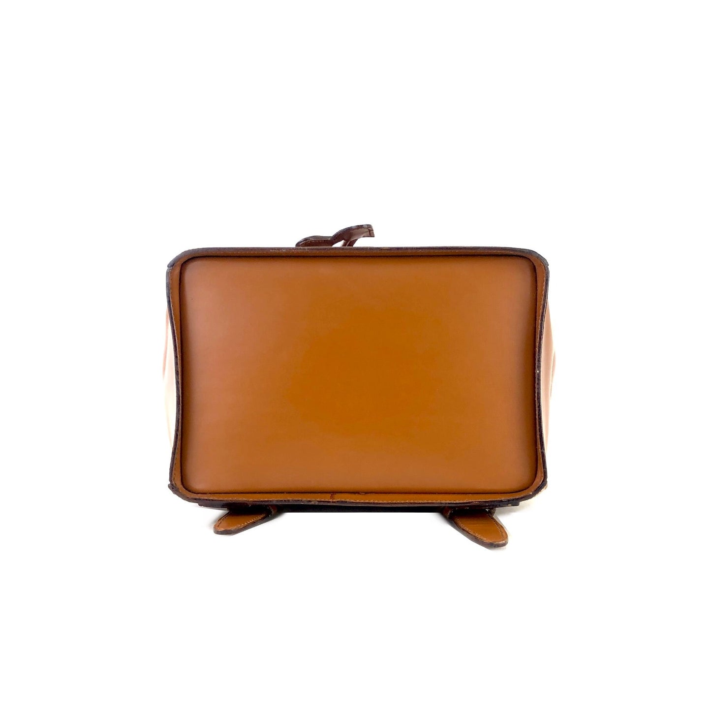 CELINE Horsebit Leather Backpack Camel vintage Old Celine ryjh2m