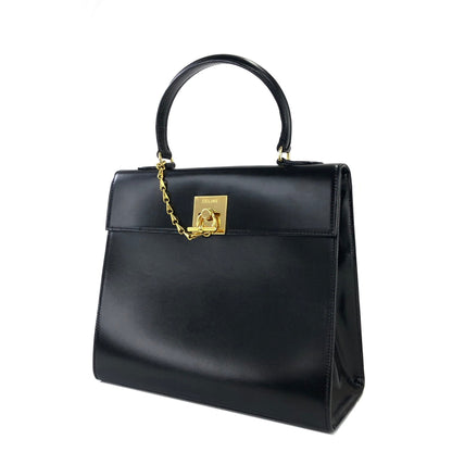 CELINE 鏈條扣手提包 黑色 復古 舊款 Celine t7rz5i