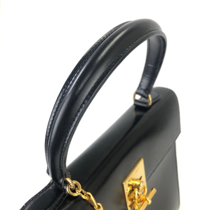 CELINE 鏈條扣手提包 黑色 復古 舊款 Celine t7rz5i