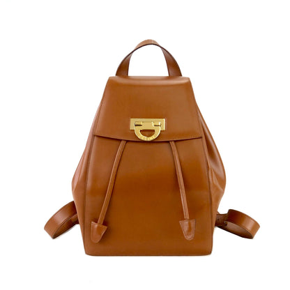 CELINE 馬銜扣皮革背包 駝色 復古 舊款 Celine ryjh2m