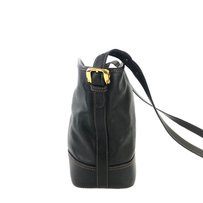 LOEWE Anagram Shoulderbag Black Vintage Old yv6ak2