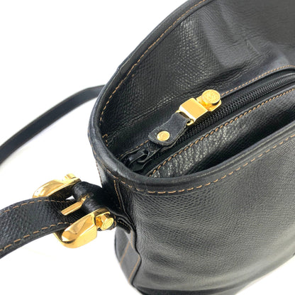 LOEWE Anagram Shoulderbag Black Vintage Old yv6ak2