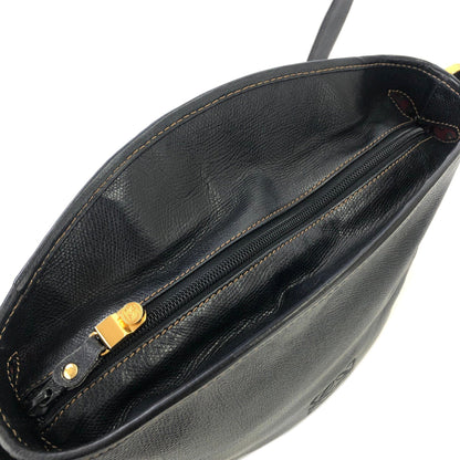 LOEWE Anagram Shoulderbag Black Vintage Old yv6ak2