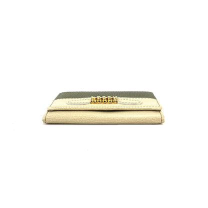 LOEWE Velazquez Compact Wallet Beige Vintage Old udpzix