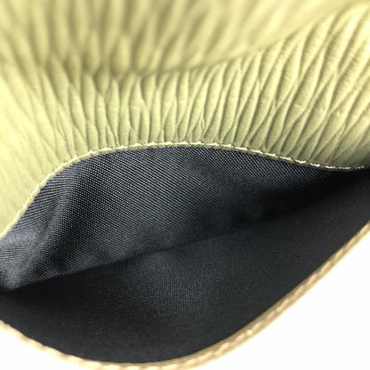 LOEWE Velazquez Compact Wallet Beige Vintage Old udpzix