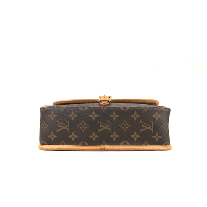 LOUIS VUITTON Monogram M42250 單肩包 棕色 復古 舊 t3bayh