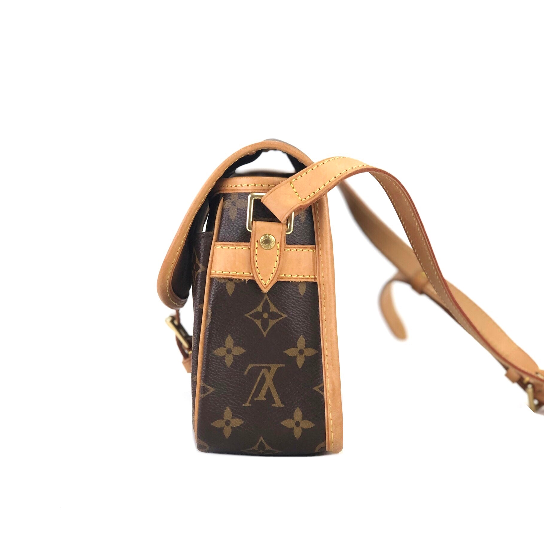 LOUIS VUITTON Monogram Sologne Shoulder Bag M42250 LV Auth 42899 Cloth  ref.942032 - Joli Closet