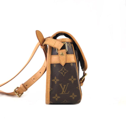 LOUIS VUITTON Monogram M42250 單肩包 棕色 復古 舊 t3bayh