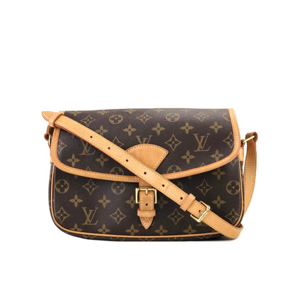 LOUIS VUITTON Monogram M42250 單肩包 棕色 復古 舊 t3bayh