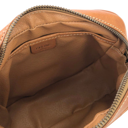 CELINE Macadam Crossbody Small Shoulder bag Brown Vintage Old CELINE 2vu48h