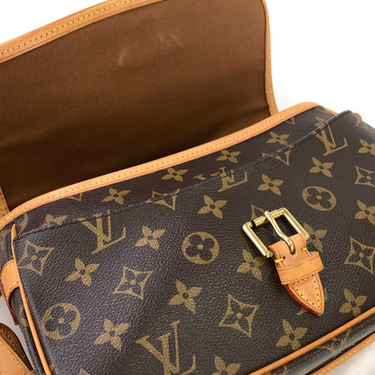 LOUIS VUITTON Monogram M42250 單肩包 棕色 復古 舊 t3bayh