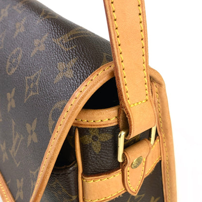 LOUIS VUITTON Monogram M42250 單肩包 棕色 復古 舊 t3bayh