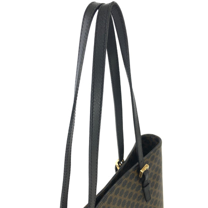 CELINE Macadam Tote bag Black Vintage old celine mkaimb