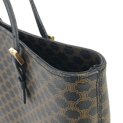 CELINE Macadam Tote bag Black Vintage old celine mkaimb