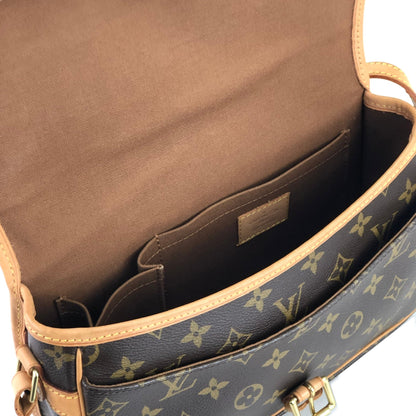 LOUIS VUITTON Monogram M42250 單肩包 棕色 復古 舊 t3bayh