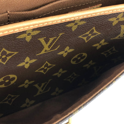 LOUIS VUITTON Monogram M42250 單肩包 棕色 復古 舊 t3bayh