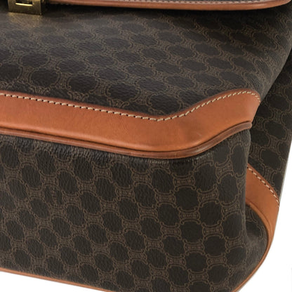 CELINE Macadam Horsebit Handbag Brown Vintage OldCELINE m3kzj4