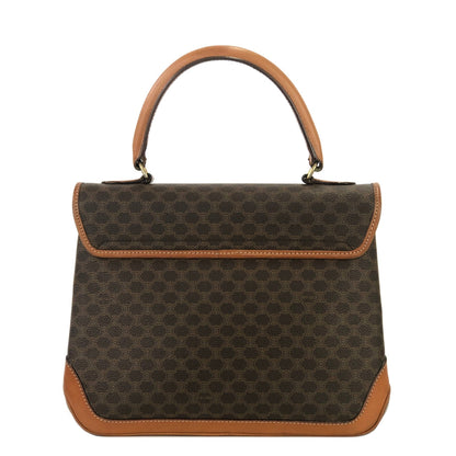 CELINE Macadam Horsebit Handbag Brown Vintage OldCELINE m3kzj4