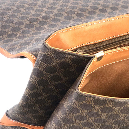 CELINE Macadam Horsebit Handbag Brown Vintage OldCELINE m3kzj4