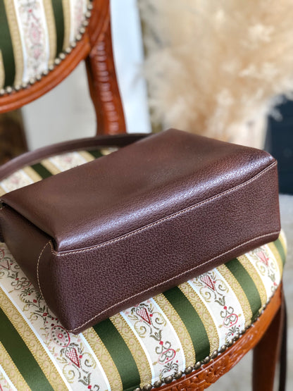 GUCCI Bamboo Turn lock Two-way Handbag Shoulder bag Brown Vintage Old GUCCI cggk5v