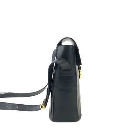 CELINE 馬蹄形斜背包單肩包 黑色 復古舊款 CELINE k6w24n