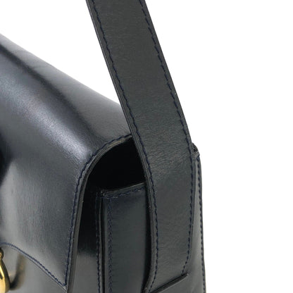 CELINE 馬蹄形斜背包單肩包 黑色 復古舊款 CELINE k6w24n