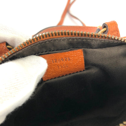 GUCCI GG canvas Crossbody Shoulder bag Beige Vintage Old 4fvmg2