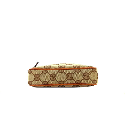 GUCCI GG canvas Crossbody Shoulder bag Beige Vintage Old 4fvmg2