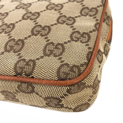 GUCCI GG canvas Crossbody Shoulder bag Beige Vintage Old 4fvmg2