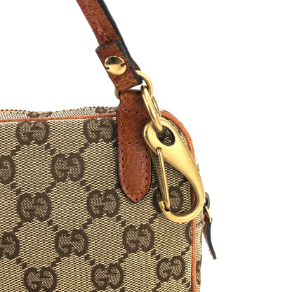 GUCCI GG canvas Crossbody Shoulder bag Beige Vintage Old 4fvmg2