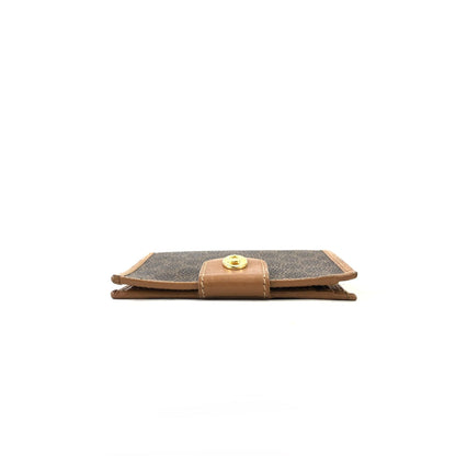 CELINE Macadam Blason Triomphe 緊湊型皮夾棕色配件復古舊款 celine xwbf2c