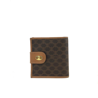 CELINE Macadam Blason Triomphe 緊湊型皮夾棕色配件復古舊款 celine xwbf2c