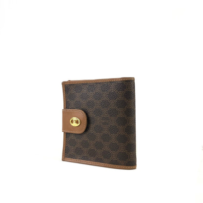CELINE Macadam Blason Triomphe 緊湊型皮夾棕色配件復古舊款 celine xwbf2c